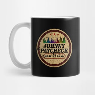 Graphic Johnny Name Retro Distressed Cassette Tape Vintage Mug